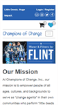 Mobile Screenshot of championsofchangeusa.org